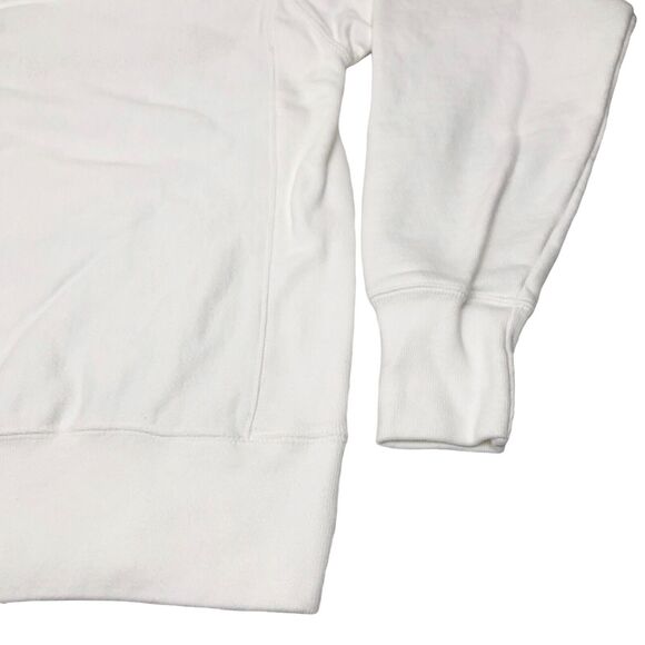 Champion Reverse Weave White Crewneck Sweatshirt Mens Medium Never Been Worn - Picture 4 of 11